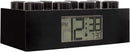 By ClicTime LEGO Black Brick Clock, 2.75 inches
