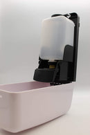 1000ml Wall Mounted Soap Dispenser Drilling Shower Gel Dispenser Liquid Shampoo Sanitizer Dispenser Holder (White)