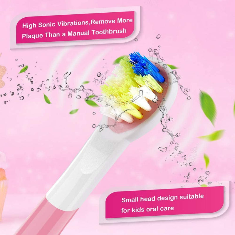 Electric Toothbrush for Kids, Pink