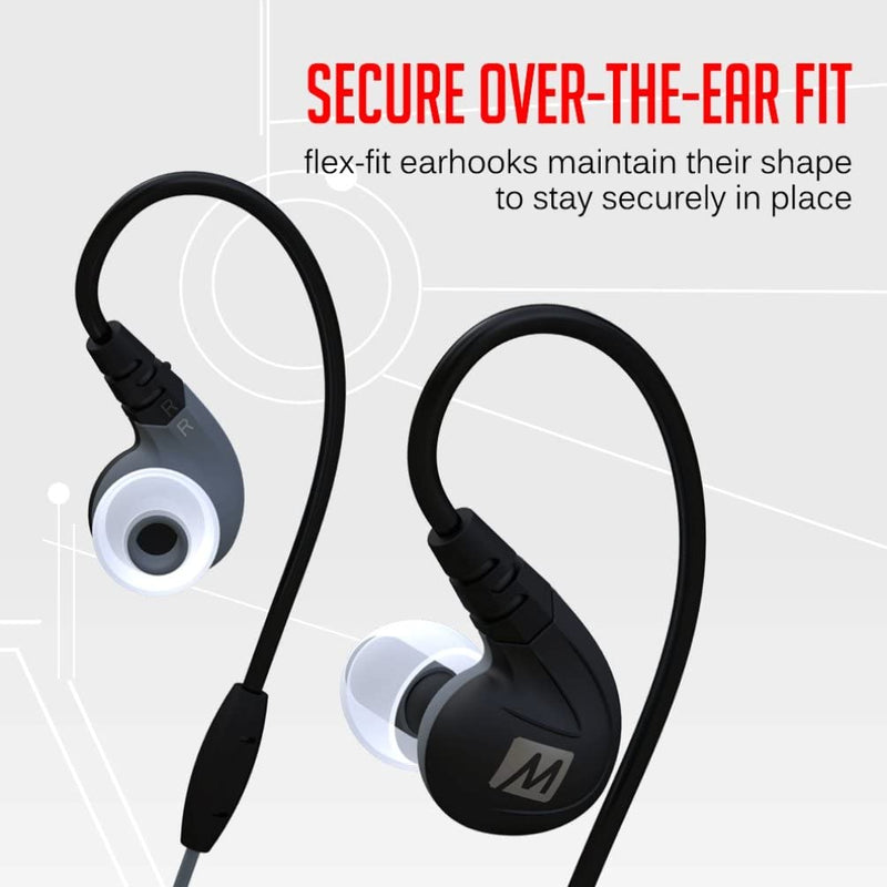 MEE Audio M7P Sports In Ear Earphone with Mic, Remote & universal volume control