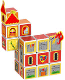 GEOMAG 144" Magicube Castles and Homes Building Set