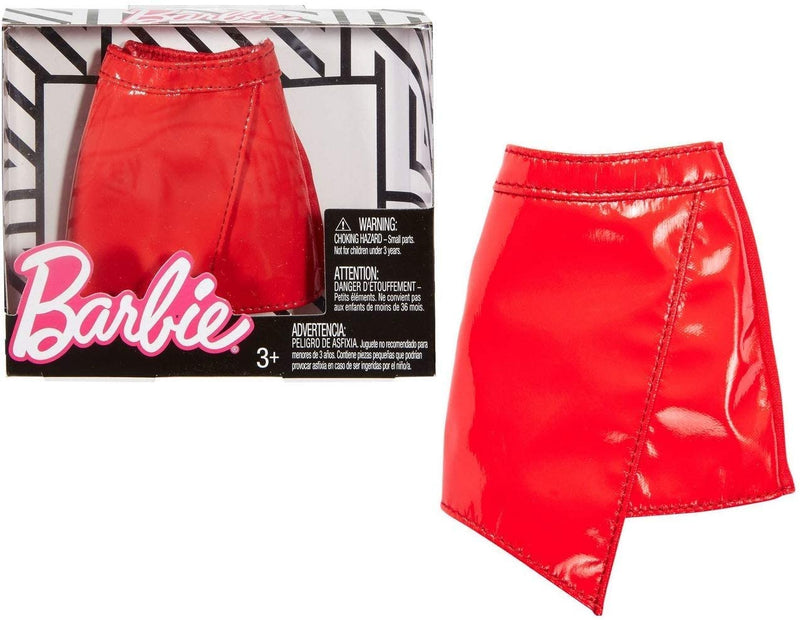 Barbie Separates Fashion Pack - Red Faux Leather Skirt