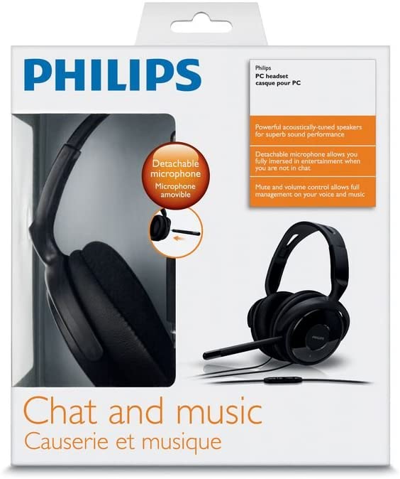 Philips SHM6500 Headphones with Microphone EasyChat
