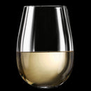Krosno Stemless Large White Wine Glasses | Set of 6 | 500 ML | Harmony Collection