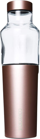 Corkcicle 20oz Hybrid Canteen Rose Metallic