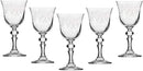 Krosno White wine glass | Krista Collection Deco | Set of 6