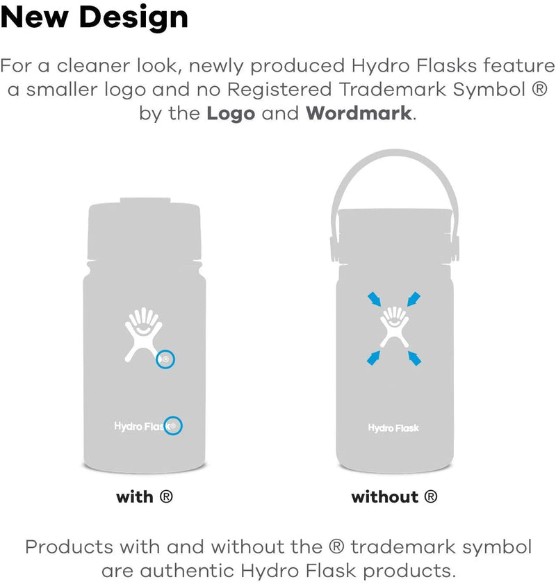 Hydro Flask Travel Coffee Flask 354 ml (12 oz), Stainless Steel & Vacuum Insulated, Wide Mouth with Leak Proof Flex Sip Lid, Hibiscus