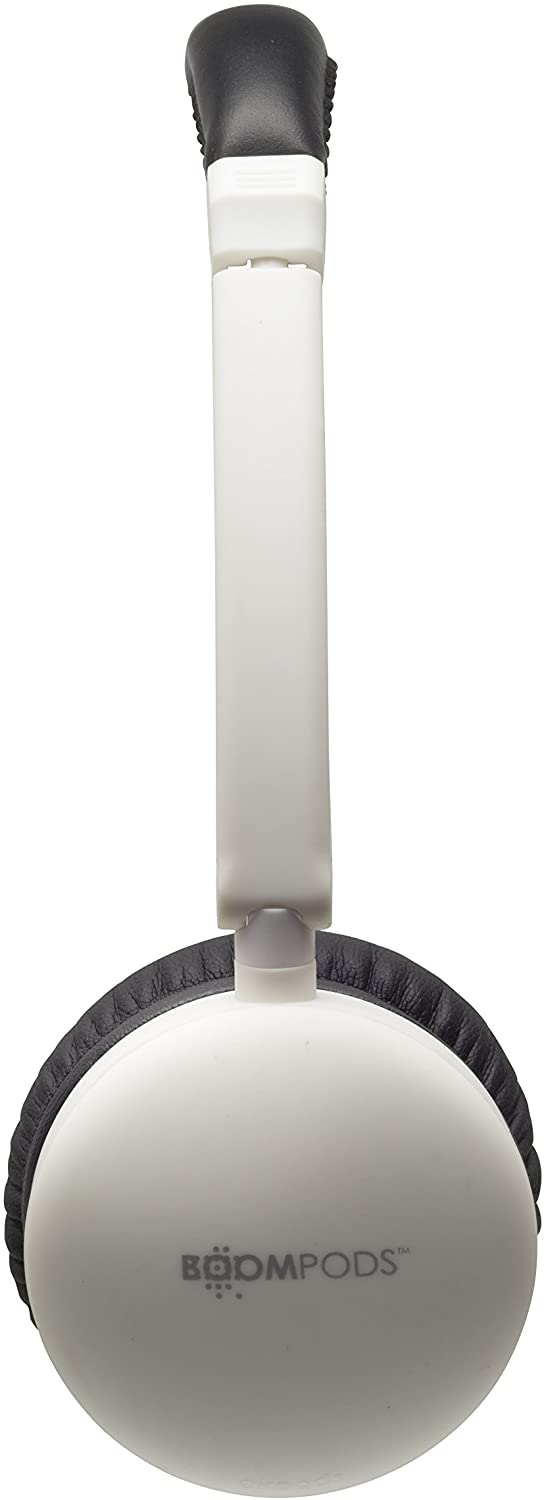 Boompods Skypods Wireless Compact Travel Headphones - White