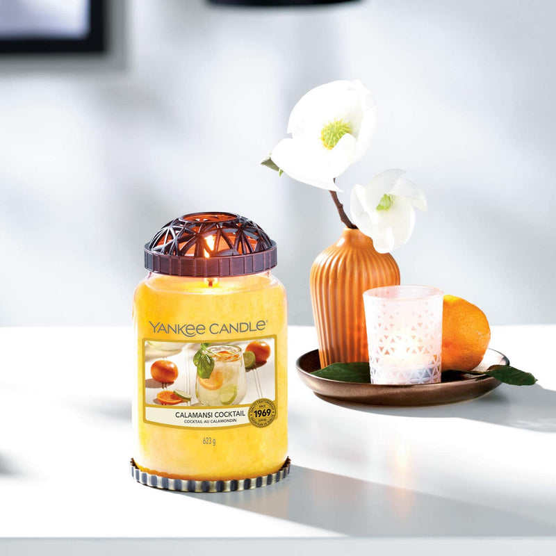 Yankee Candle Large Jar Candle, Calamansi Cocktail, Scented Candle, 150 Hour Home