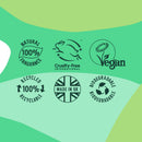 Faith In Nature Natural Blue Cedar Body Wash, Uplifting, Vegan and Cruelty Free, No SLS or Parabens, 400 ml