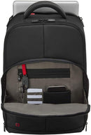 WENGER SWISS GEAR LINK 16" Laptop Backpack , Padded laptop compartment with iPad/Tablet / eReader Pocket in Black {21 Litres}