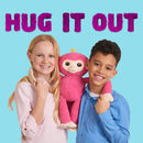 Fingerlings HUGS - Bella (Pink) - Advanced Interactive Plush Baby Monkey Pet - by WowWee