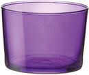 Bormioli Rocco Bodega Mini Purple Tumbler Tumbler, 12 Ounce, Set of 3