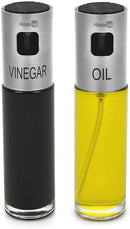 Homiu Oil and Vinegar Dispenser Trigger Bottle Stainless Steel Sprayer for Barbecue Cooking and Salad Seasoning (2)