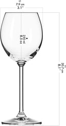 Krosno White Wine Glasses | Set of 6 | 250 ML | Venezia Collection