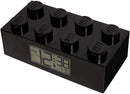 By ClicTime LEGO Black Brick Clock, 2.75 inches