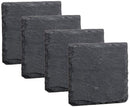 Homiu black slate coasters ( 4 Pack)