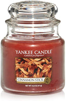 Yankee Candle Sparkling Cinnamon Jar Candle, Red, Medium