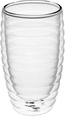 Homiu Double Walled Coffee or Tea Glasses Borosilicate Thermo Glass Cups 380ml