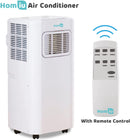 Homiu Air Conditioner 7000/9000 BTU with Remote Control 24 hr Timer and 3 Mode Functions and 2 Speed Functions Class A Energy Efficiency