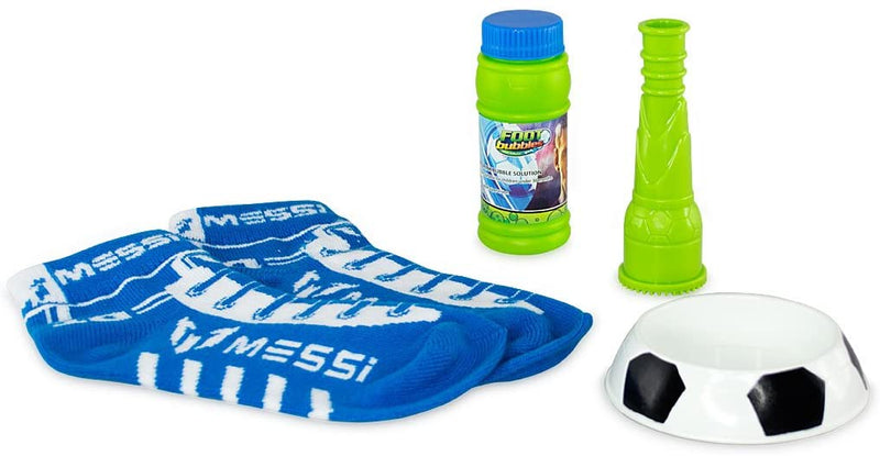 Messi Foot Bubbles Starter Pack Blue Socks