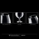 Krosno Dark Ale Stout Beer Glasses | Set of 6 | 500 ML | Elite Collection