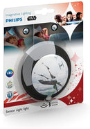 Philips Battery Operated Star Wars-X Wing Episode VIII Children's Portable LED Night Light, Synthetics, 0.3 W, Black