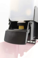 1000ml Wall Mounted Soap Dispenser Drilling Shower Gel Dispenser Liquid Shampoo Sanitizer Dispenser Holder (White)