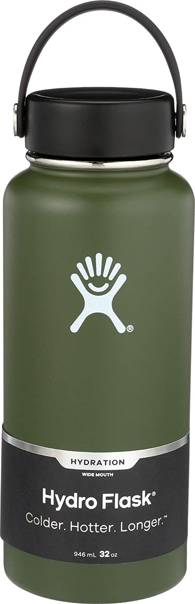 Hydro Flask Water Bottle 946 ml (32 oz), Stainless Steel & Vacuum Insu