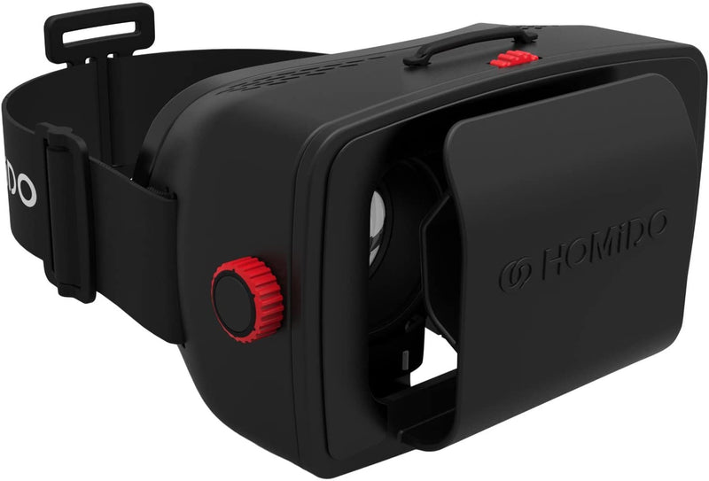 HOMIDO FK2 Smartphone Virtual Reality Headset With Extra Lenses- BLACK