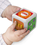 Fisher-Price My First Fidget Cube, Baby Activity and Sensory Toy with Different Textures, Colours and Sounds, 6 Months Plus