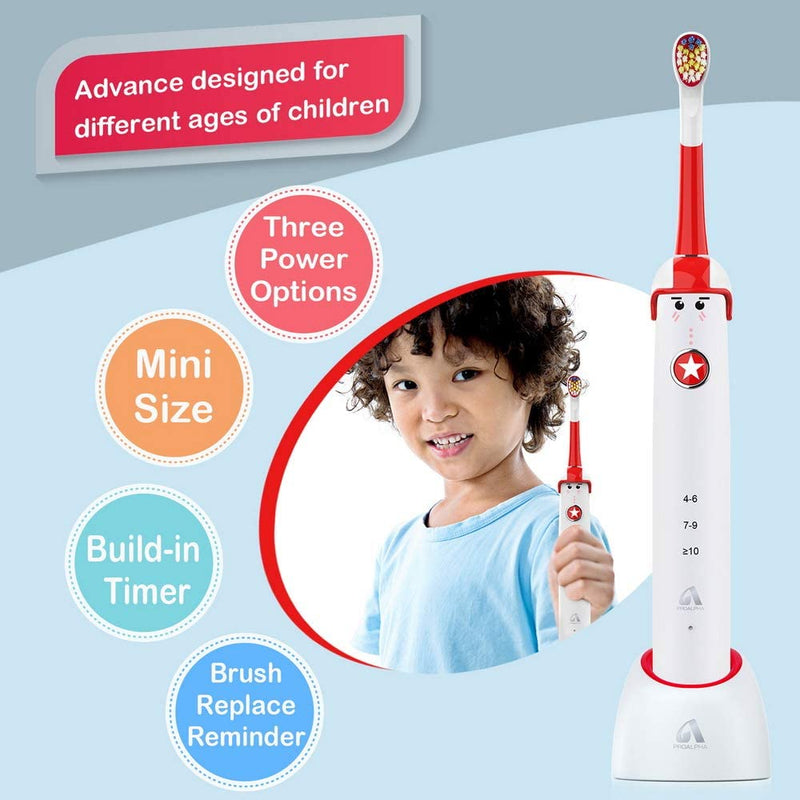 Electric Toothbrush for Kids, White