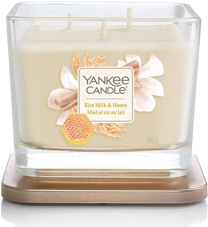 Yankee Candle Elevation Medium Jar Rice Milk and Honey