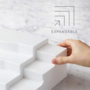 YouCopia ShelfSteps Organizer, Grey, Expandable, Gray