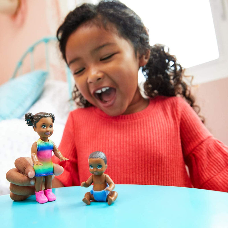 Barbie Skipper Babysitters Inc. Dark Brunette Girl Sibling Toddler & Baby Dolls