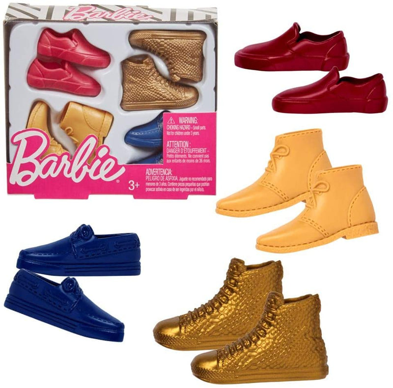 Mattel Barbie - Ken's Shoes 4 Pack