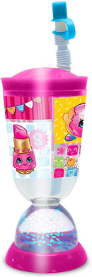 Shopkins Dome Tumbler, Drinks, Kids Flask, Travel, Gift Xmas Straw Cap Twist, NEW