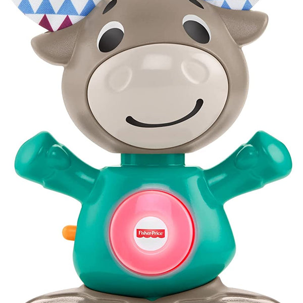 Fisher-Price Linkimals Musical Moose, Interactive Baby Toy with Lights