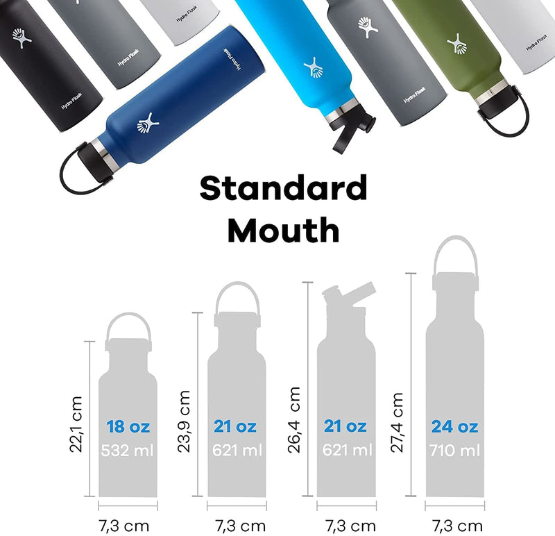 Hydro Flask Standard Mouth 24oz, Alpine Green