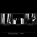 Krosno Long Tall Water Juice Drinking Glasses | Set of 6 | 360 ML | Glamour Collection