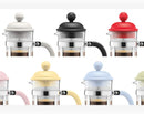 BODUM Caffettiera 3 Cup French Press Coffee Maker, Red, 0.35 l, 12 oz