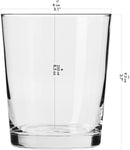 Krosno Pure low drinking glass  | Set of 6 | 250 ml | Pure Collection