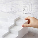 YouCopia ShelfSteps Organizer, Expandable, Red