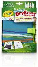 Crayola Washable Dry Erase Travel Pack, Whiteboard for Kids
