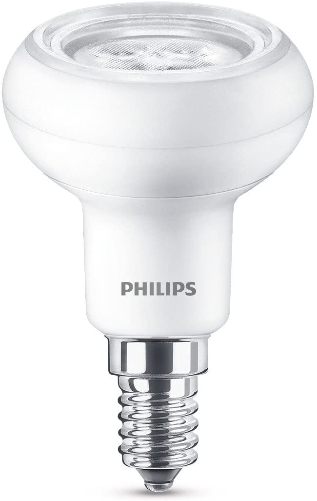 Philips LED Lustre E14 Small Edison Screw Reflector Light Bulb, 2.9 W (40 W) - Warm White [Energy Class A++]