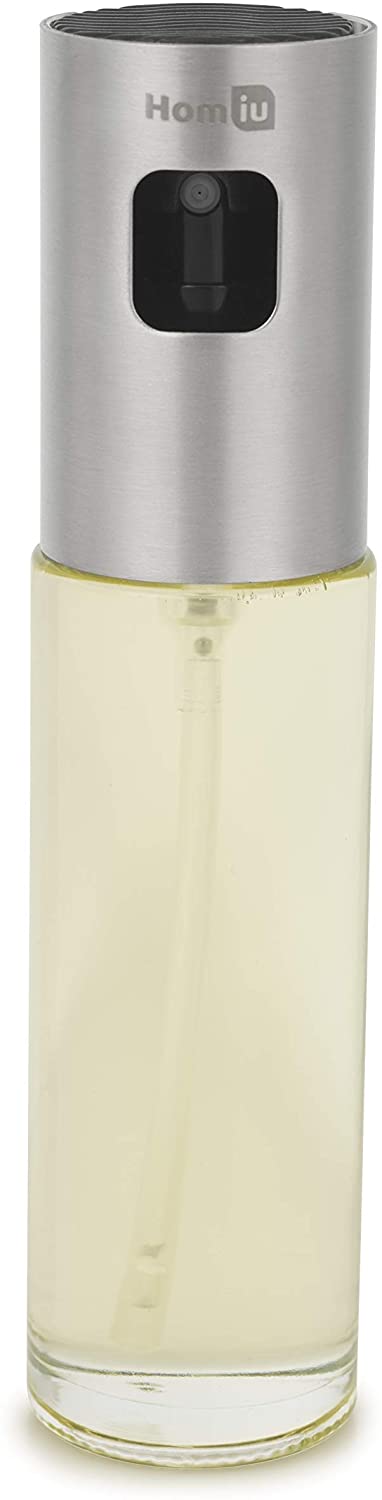 Homiu Oil/Vinegar Trigger Dispenser Stainless Steel Sprayer Bottle