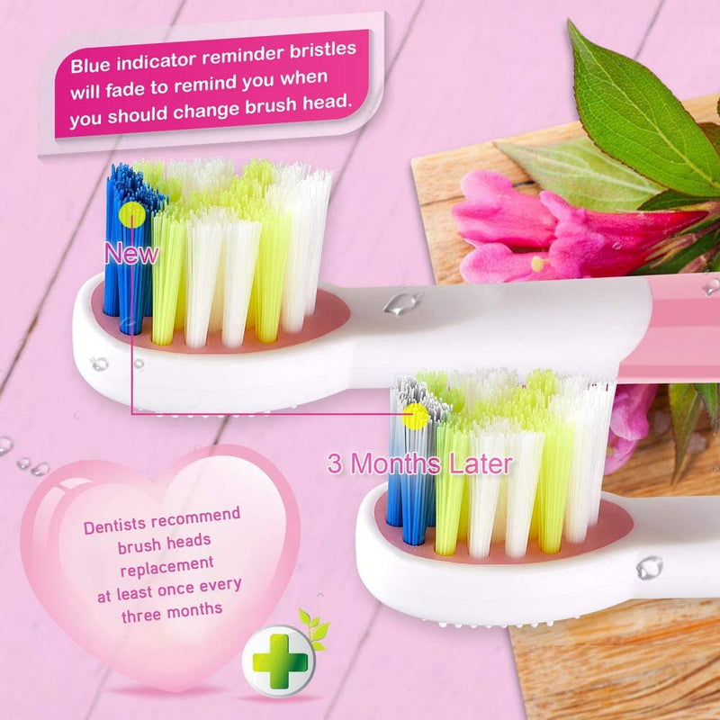 Electric Toothbrush for Kids, Pink