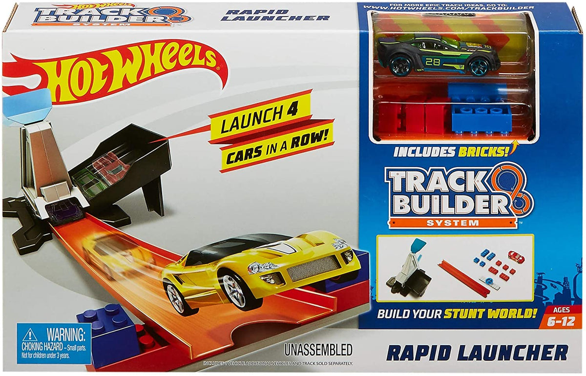 Hot wheels track builder rapid launcher hotsell