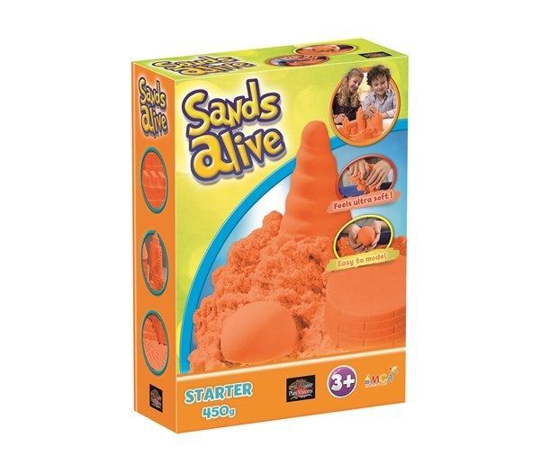 Sands Alive Modelling Sand Starter Pack Playset 450g - Orange