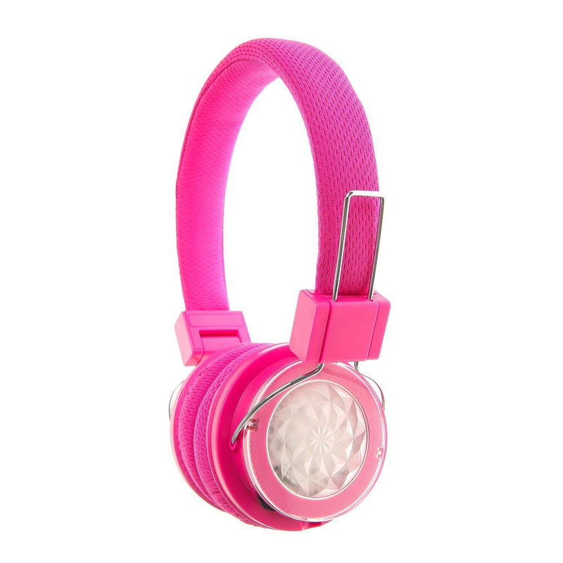 Claire's Girls and Womens Flashing Bluetooth Headphones in Pink